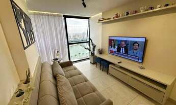 Imagem 2: Flat com 1 dormitório, 49 m² - venda por R$ 435.000,00 ou aluguel por R$ 3.245,00/mês - Ce