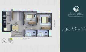 Imagem 3: Apartamentos na Planta 2/4 Financiamento c/ a com a contrutora BAIRRO AUGUSTA