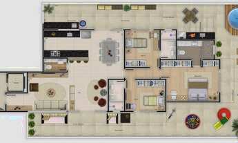 Imagem: Apartamento, 3 Quartos, rea Privativa