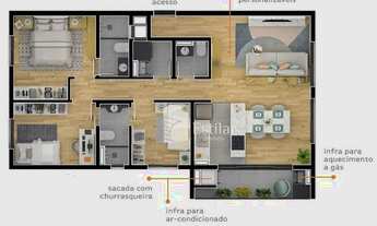 Imagem 3: Apartamento 03 suítes e 02 vagas no Água Verde, Curitiba