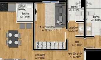 Imagem 5: Apartamento em construção, 69m² com 2 quartos em Floresta - Gramado - RS