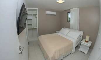 Imagem 4: Muro Alto - 03 Qtos / 01 Suíte - 01 Vaga - Mobiliado - Área de lazer completa