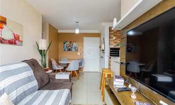 Imagem 6: Apartamento de dois dormitórios, uma vaga de garagem em condomínio com infraestrutura no b