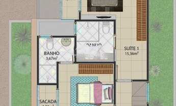 Imagem 2: Casa de 3 suítes no Campeche - Florianópolis/SC