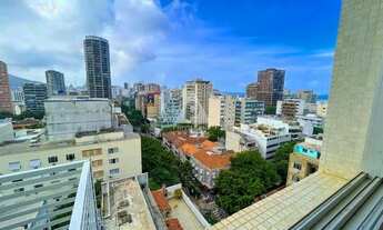 Imagem 2: SALA E QUARTO, SENDO SUÍTE, VISTA MAR E CRISTO