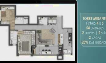 Imagem 2: Apartamento para venda tem 84 metros quadrados com 2 quartos em Umuarama - Osasco - SP