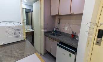 Imagem 6: Flat totalmente equipado no QI 30m² 1 dorm 1 vaga em Moema para locação