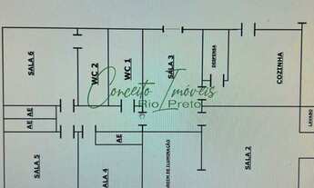 Imagem 2: Casa Comercial para Locação em São José do Rio Preto, Vila Imperial, 9 dormitórios, 1 suít