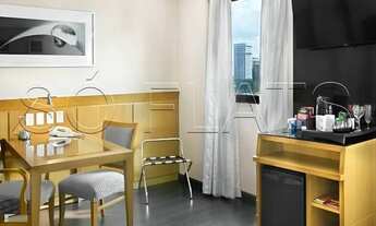 Imagem 2: Flat lindo e moderno disponível para locação no Jardim Europa com 1 dormitório e 1 vaga