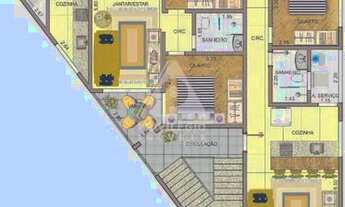 Imagem 6: Apartamento em área nobre de Santa Teresa. Dois quartos com varanda