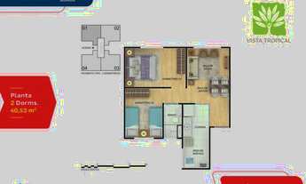 Imagem 9: Apartamento a venda no Vista Tropical com 2/4 em Cajazeiras XI