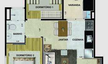Imagem 3: Apartamento no Wanel Ville com as melhores condições de financiamento