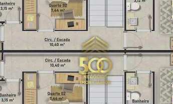 Imagem 7: Sobrado com 3 dormitórios à venda, 123 m² por R$ 608.000,00 - Pagani II - Palhoça/SC