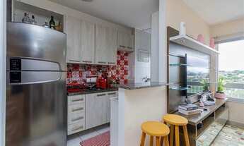 Imagem 7: Apartamento de dois dormitórios, uma vaga de garagem em condomínio com infraestrutura no b