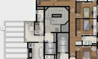 Imagem 4: Apartamento Vila Nova Conceição com 193 m2, 4 suítes e 4 vagas