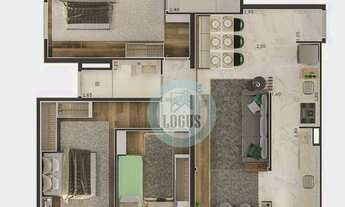 Imagem 2: Apartamento na planta com 3 dorms à venda, 82 m² a partir de R$ 829.300 - Rudge Ramos - Sã