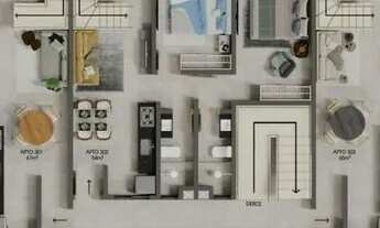 Imagem 6: Apartamento Garden com 3 dormitórios à venda, 65 m² por R$ 419.000 - Bancários - João Pess