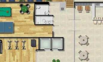 Imagem 10: 2 quartos sendo 1 suíte em 57m², varanda e 1 vaga de garagem no Rio Vermelho - GOYA5