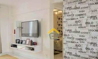 Imagem 3: Apartamento mobiliado com 2 dormitórios para alugar, 70 m² por R$ 6.000/mês - Chácara Sant