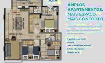 Imagem 7: Cruz Das Almas - Oportunidade 86 m2 Entremares