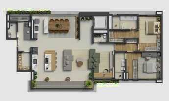 Imagem 3: Apartamento com 3 quartos, 198m², à venda em São Paulo, Ibirapuera