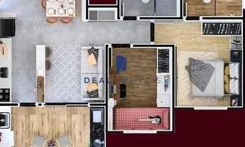 Imagem 6: Apartamentos na Planta 1 dormitório venda Sorocaba