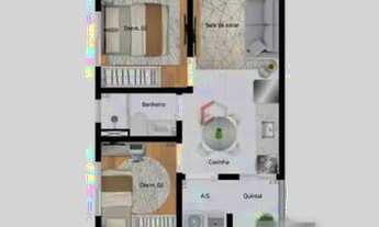 Imagem 7: Apartamento com 2 quartos - 33 m2 à venda por R$275.000