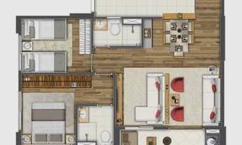 Imagem 2: Em construção!! 69m² 3Quartos,1Suites,2Vagas,Varanda.Próximo ao Shopping Morumbi Town Jard
