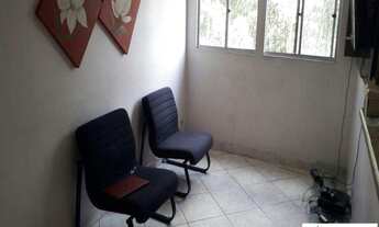 Imagem 6: Apartamento com estrutura de 50 m². Possuí 2 dormitórios, 1 banheiro. A cozinha arejada e