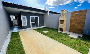 Imagem 5: Casa Plana De 3 Quartos No Bairro Alvorada Em Pacatuba 300 Metros Da Ce 060!