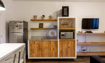 Imagem 5: Apartamento mobiliado 1 dormitório, varanda, 1 vaga, prédio com lazer - Bela Vista