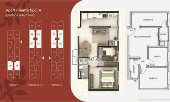 Imagem 3: LANÇAMENTO I Apto 2 quartos I 45,80m²