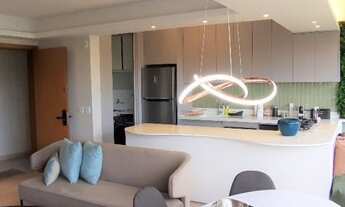 Imagem 3: Apartamento mobiliado para aluguel com 69m² 2 quartos, 2 vagas. Lazer completo. Vista mara