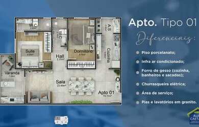 Imagem 2: Apart 2 Dorms, Entrada Baixa, Caicara, JGA939