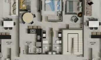 Imagem 5: Apartamento Garden com 3 dormitórios à venda, 65 m² por R$ 419.000 - Bancários - João Pess