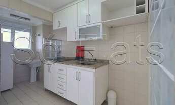 Imagem 5: Flat para locação contendo 55m² com 1 dormitório e 1 vaga de garagem no Brooklin