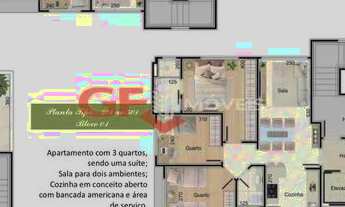 Imagem 5: Apartamento à Venda com 03 Quartos, 02 vagas, 70 m² - Pampulha Jaraguá (Aeroporto) - MG
