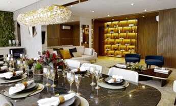 Imagem 3: Apartamento na planta com 4 dormitórios ou 3 suítes com living ampliado