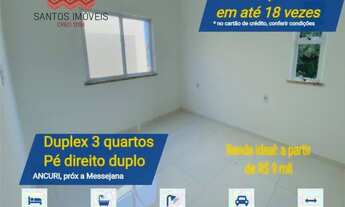 Imagem 2: SI: Duplex a venda, 3 quartos, 3 banheiros, pé direito duplo, no bairro Ancuri próx a Mess