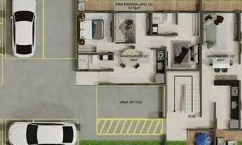 Imagem 4: Apartamento Garden com 3 dormitórios à venda, 65 m² por R$ 419.000 - Bancários - João Pess