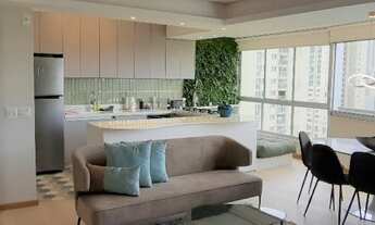 Imagem 2: Apartamento mobiliado para aluguel com 69m² 2 quartos, 2 vagas. Lazer completo. Vista mara