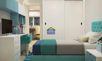 Imagem 6: AP na Guilhermina -02 dorms, Sacada Gourmet . Entrada 148 mil