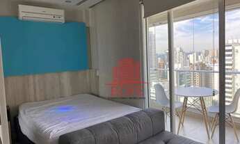 Imagem 3: Studio com 1 dormitório para alugar Mobiliado, 36 m² por R$ 3.722/mês - Brooklin - São Pau
