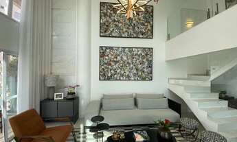 Imagem 3: Apartamento duplex mobiliado e decorado a venda tem 124 m² com 2 quartos em Alphaville - B