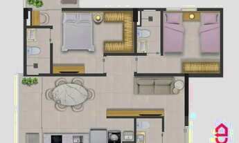 Imagem 7: Liv Up - 68m² (02 Suítes) em Vila Rosa - Goiânia - GO