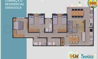 Imagem 6: Lançamento no Sumaré Residencial Saragoça, Cobertura com 03 Dormitórios a Venda