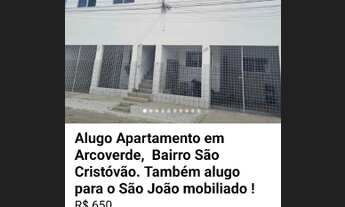 Imagem: Alugo apartamento em Arcoverde, São Cristóvão