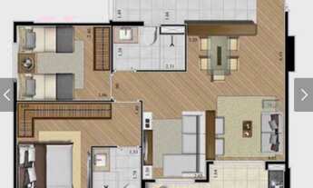 Imagem 3: Oportunidade!! 69m² 3Quartos,1Suite,2Vaga,Varanda Gourmet, próximo ao Shopping Morumbi Tow