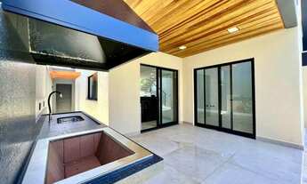 Imagem 3: Casa de condomínio sobrado para venda com 262 m² com 4 quartos sendo 2 suítes, área gourme