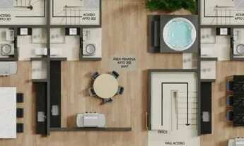 Imagem 7: Cobertura com 2 dormitórios à venda, 54 m² por R$ 379.000 - Bancários - João Pessoa/PB